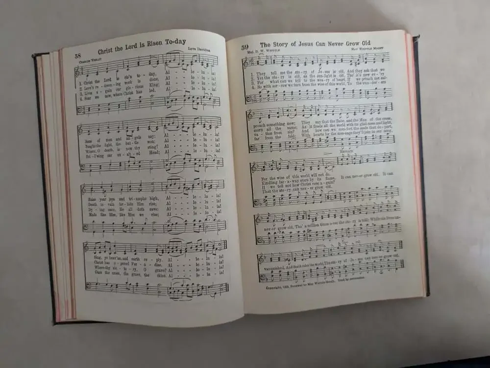 Tabernacle Hymns Number Three Tabernacle Publishing Company Hard Back Book 1952